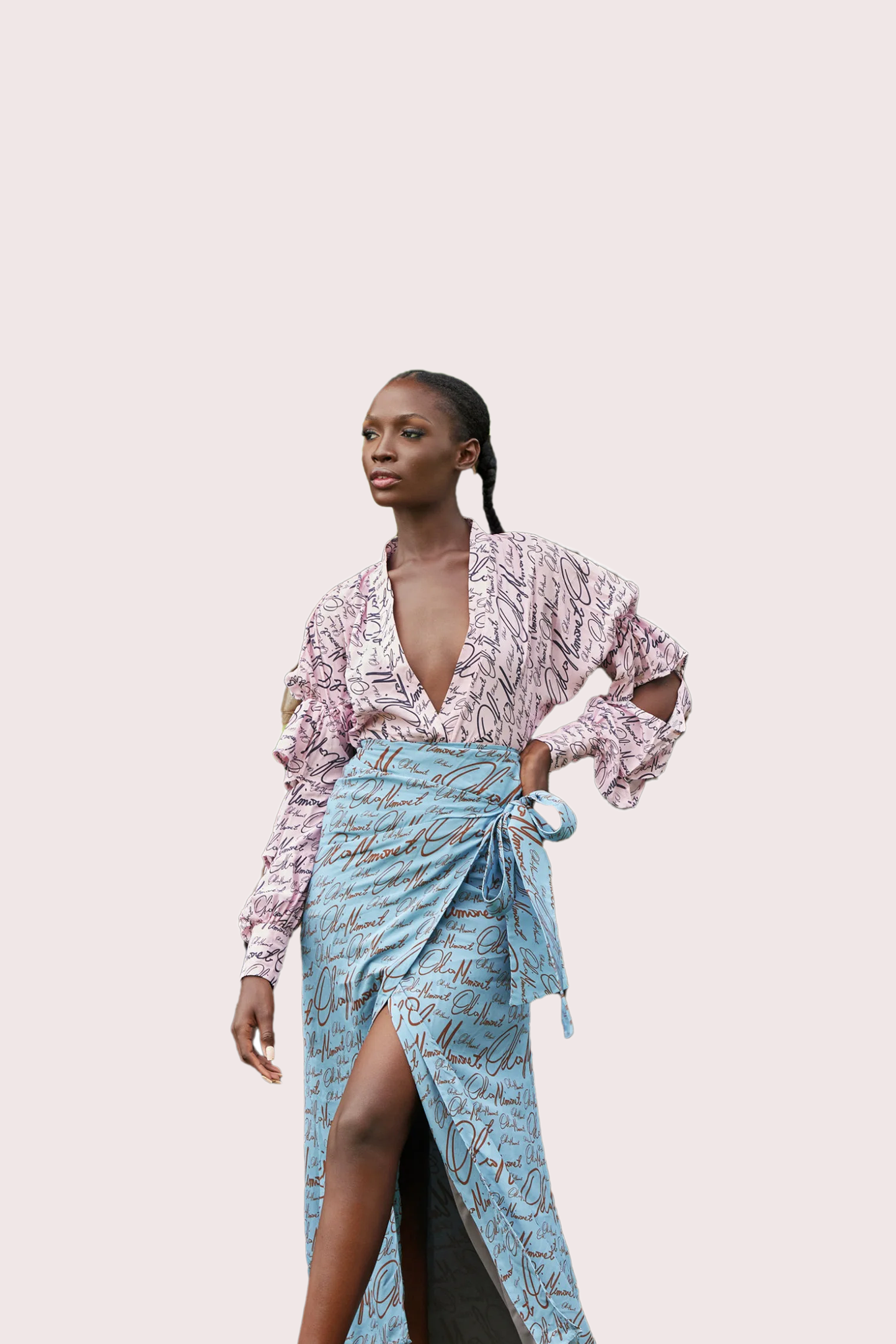 Ade Silk Skirt