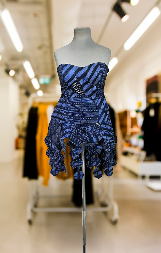 batik corset top