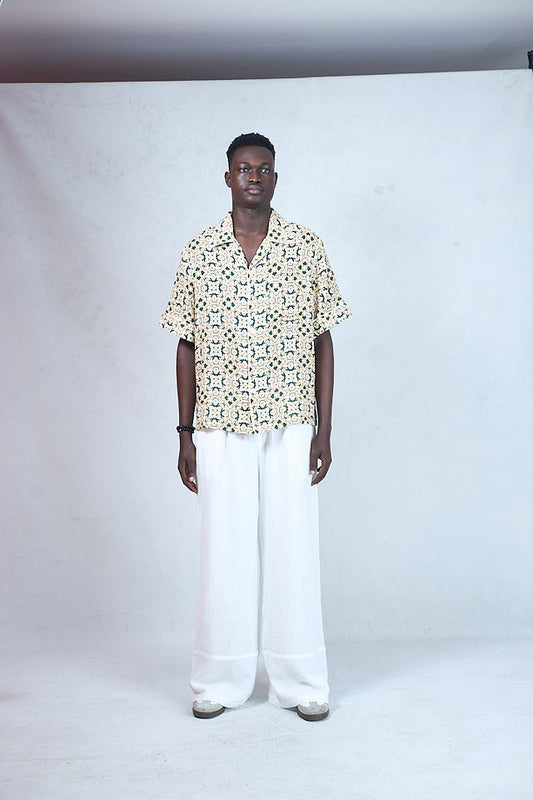 Odio Mimonet Lumen Men's Linen Pants — luxury African menswear by OM