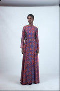 Odio Mimonet Nancy Silk Chiffon and Silk Print Dress — luxury African fashion by OM