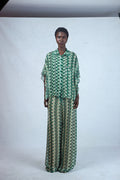 Odio Mimonet Raily Silk Chiffon Coordinate Set — luxury African fashion by OM