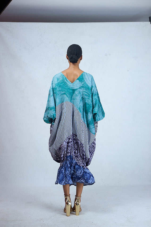 PORTIA BATIK MEDLEY KAFTAN