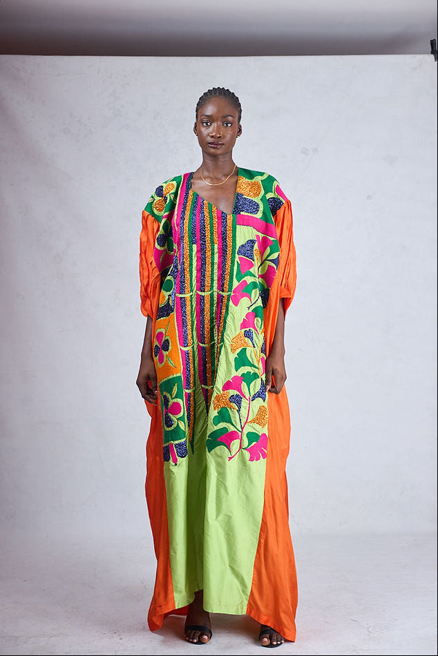 BEADED MONACO KAFTAN