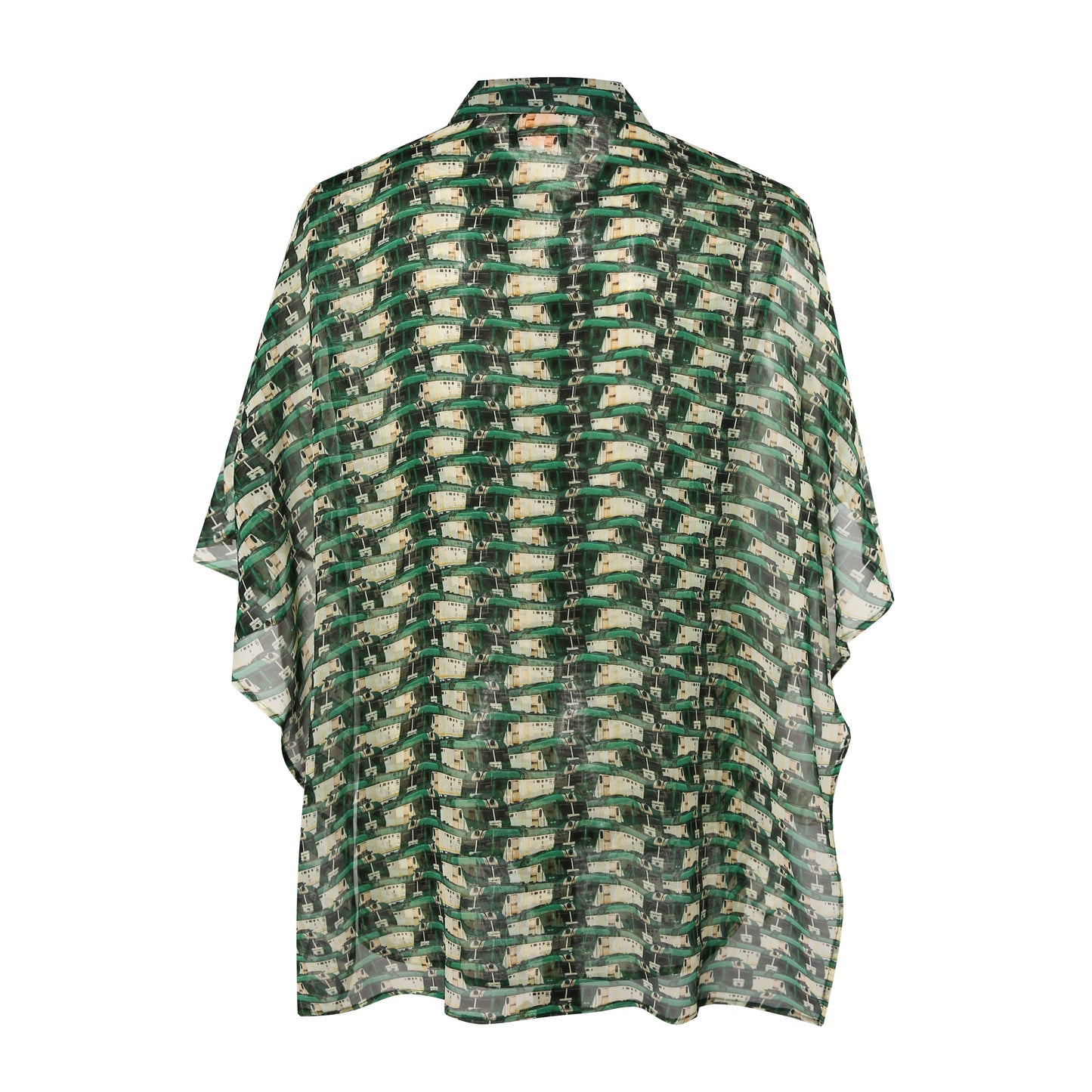 Raily green silk coordinate set