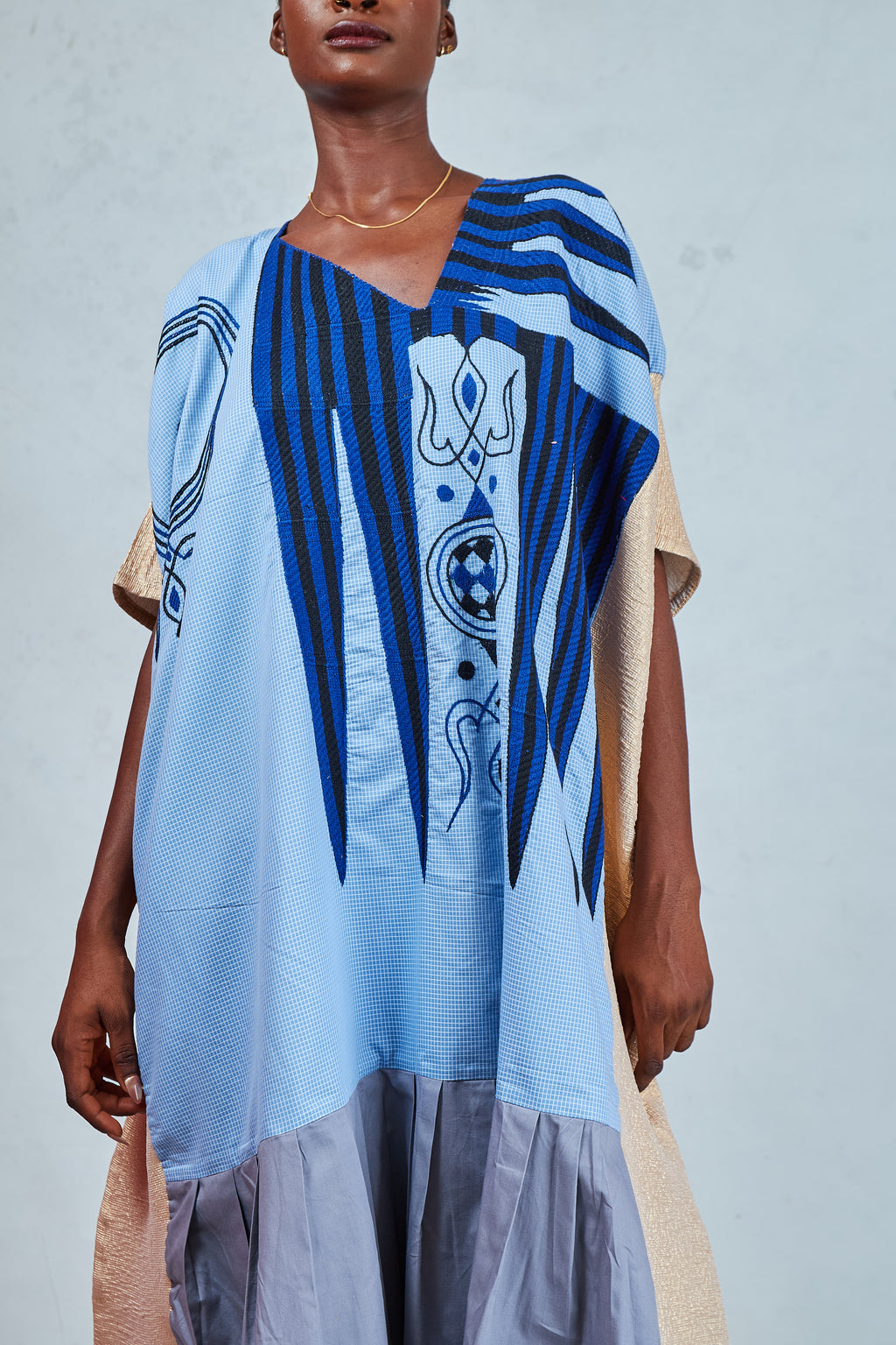 KEMEBI KAFTAN WITH SKIRTING