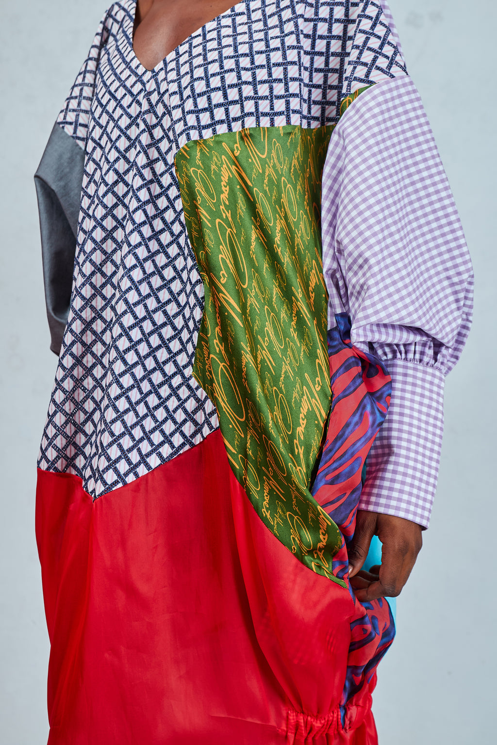 ADNA SILK MEDLEY KAFTAN