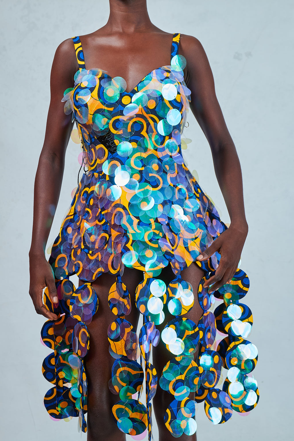 ROLLI ANKARA SEQUIN DRESS