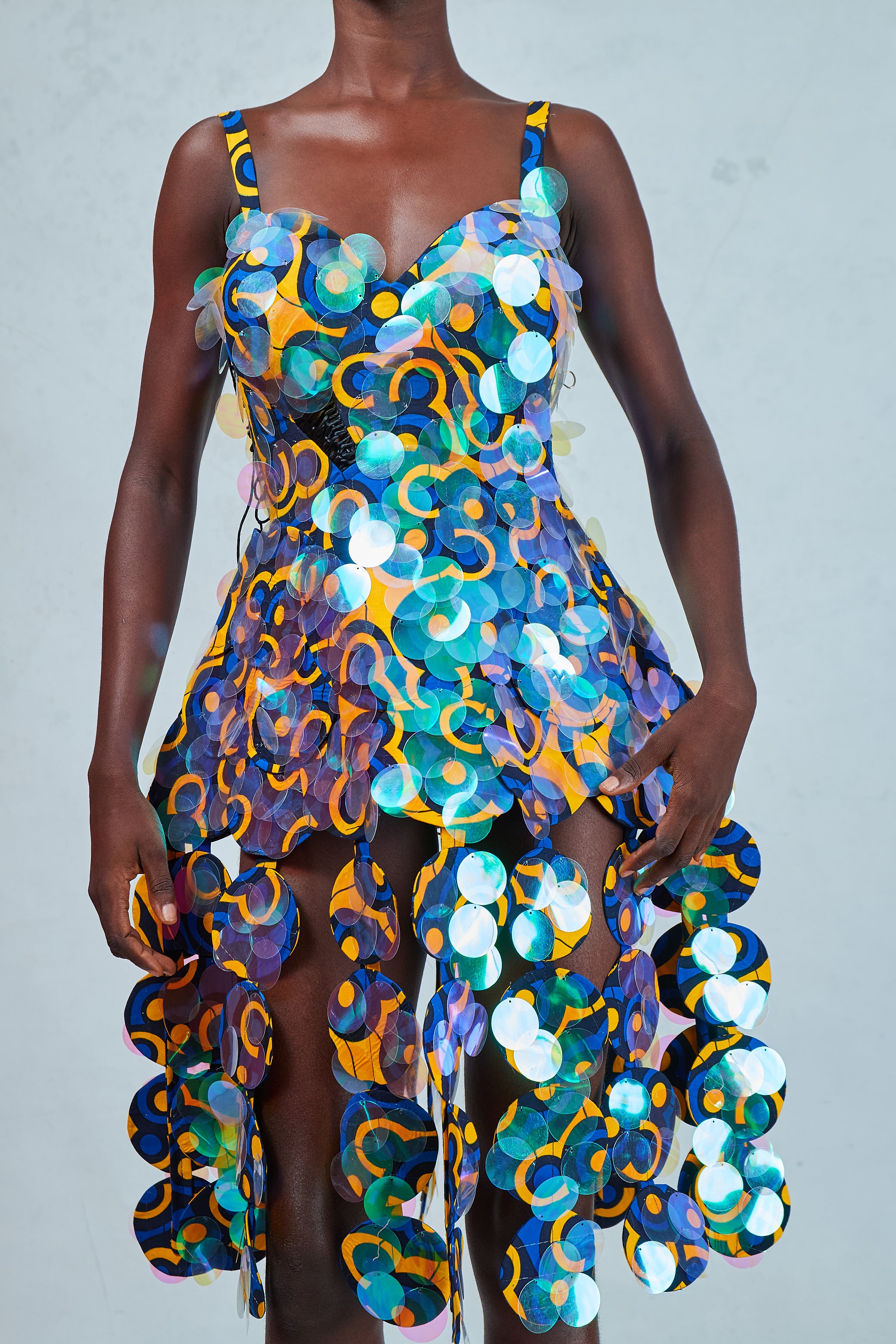 ROLLI ANKARA SEQUIN DRESS