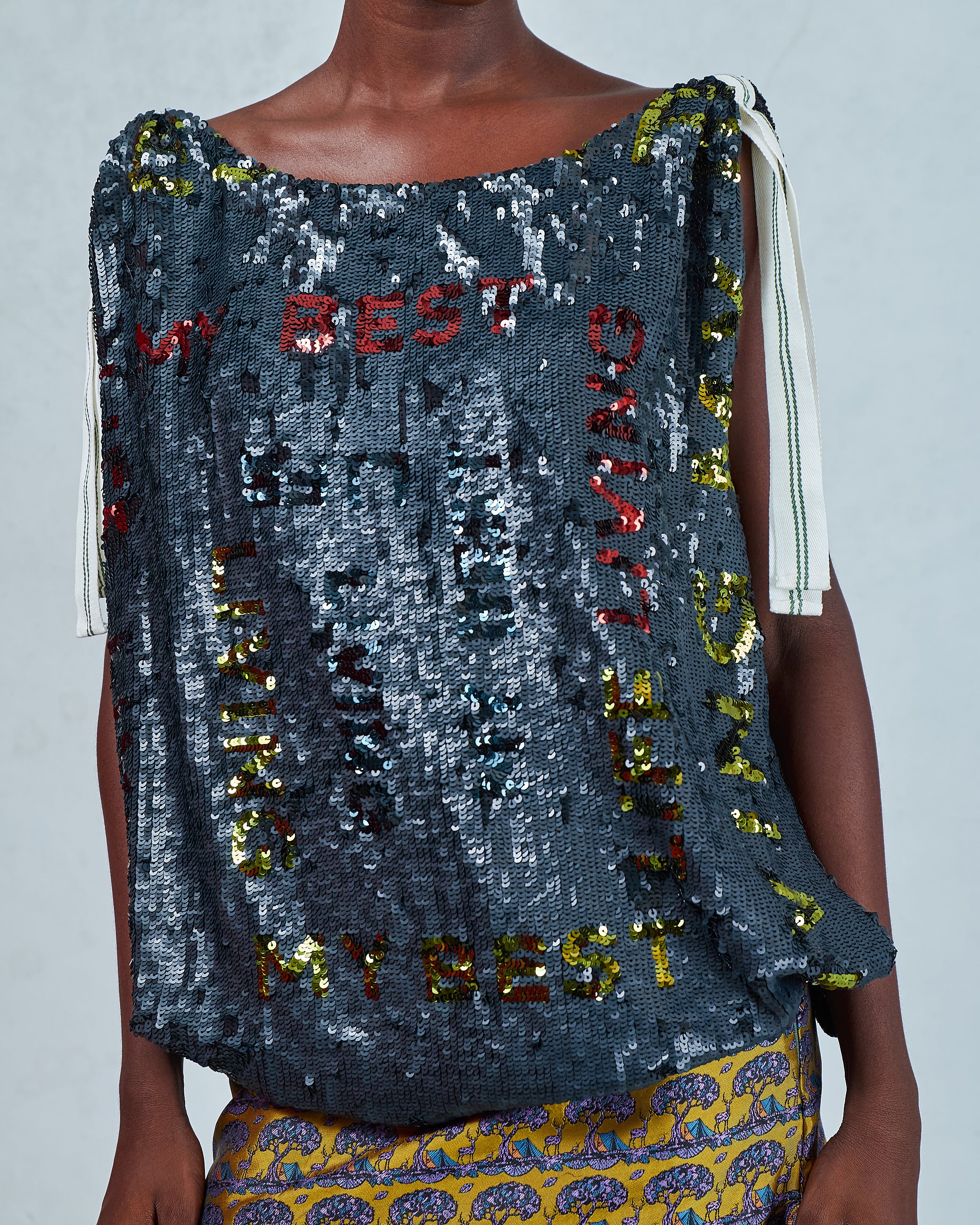 SEQUIN LMBL BLOUSE