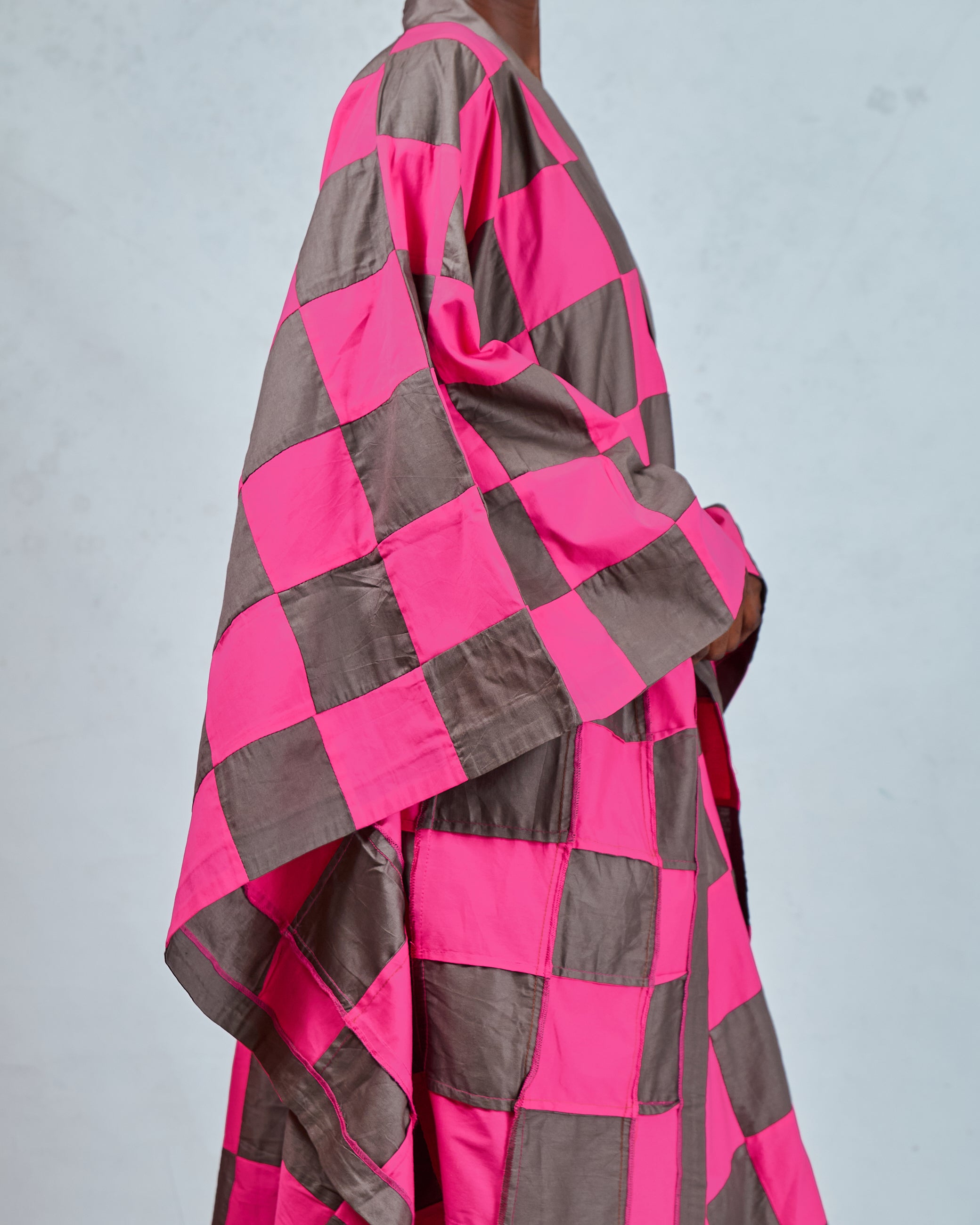 CHECKERED KAFTAN
