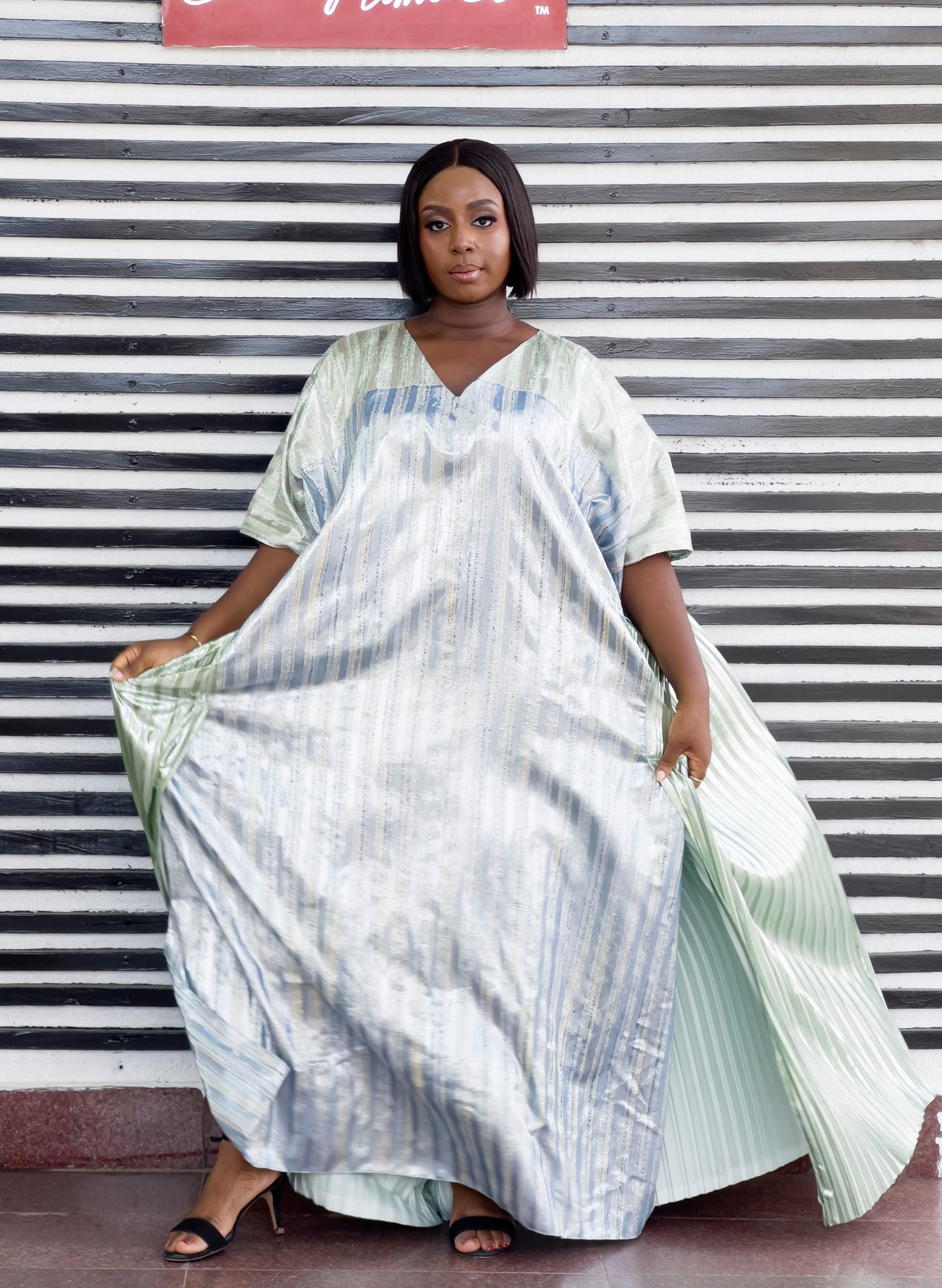 Three tone Lame Agbada