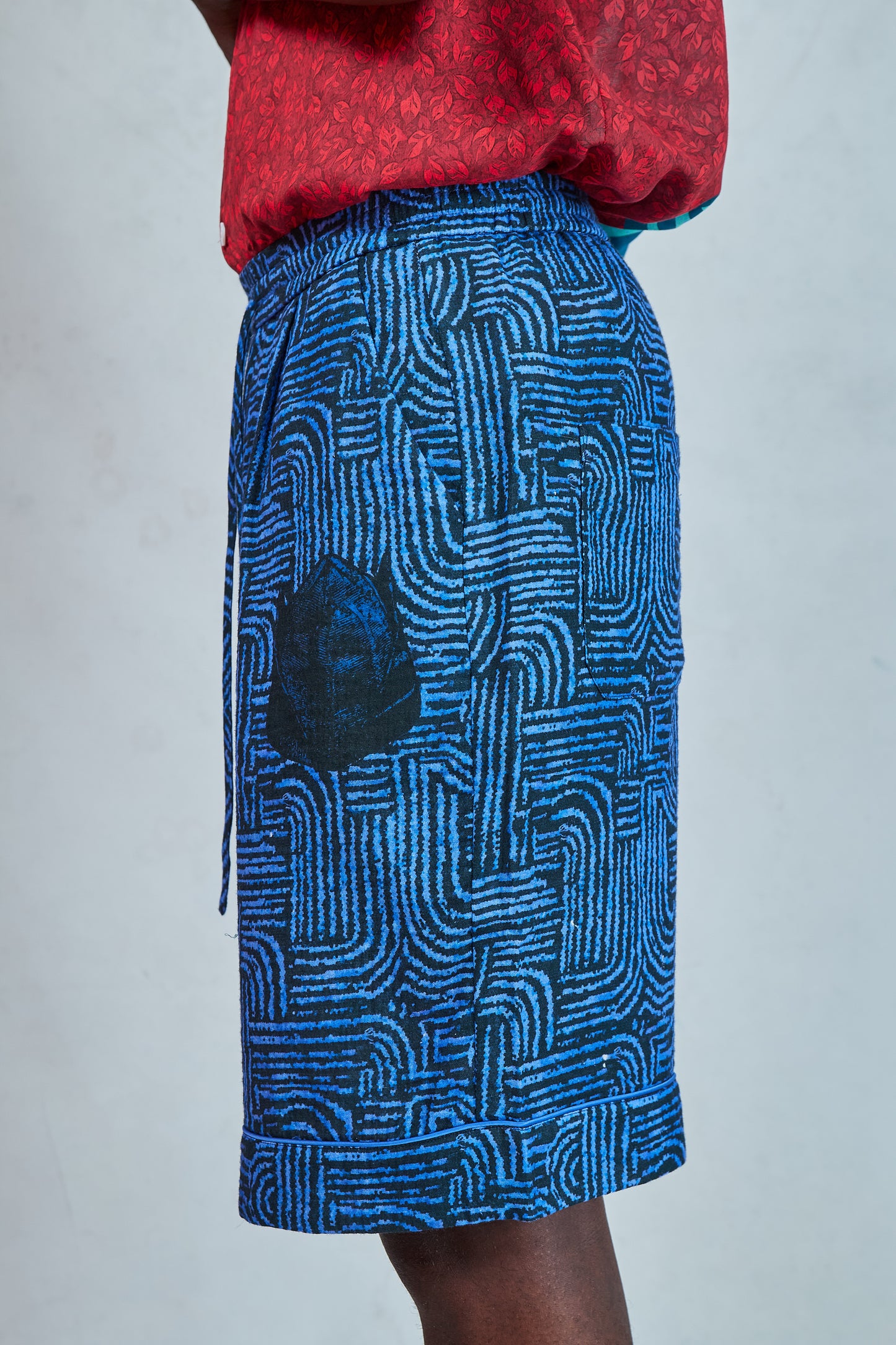AJEH OM MOTIF MEN's SHORTS