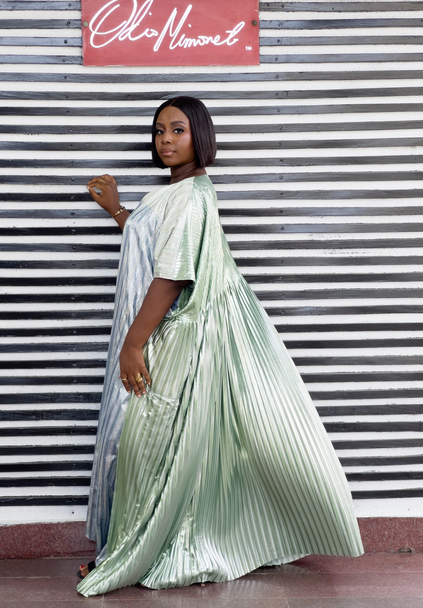 Three tone Lame Agbada