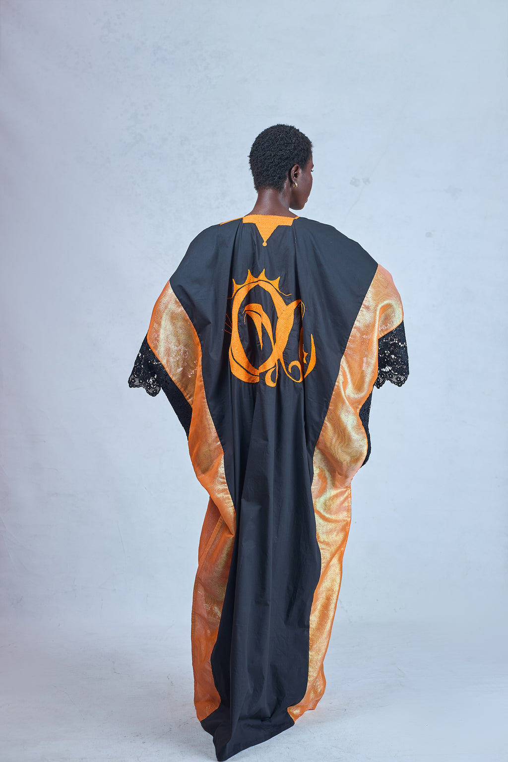 BLACK KEMEBI KAFTAN