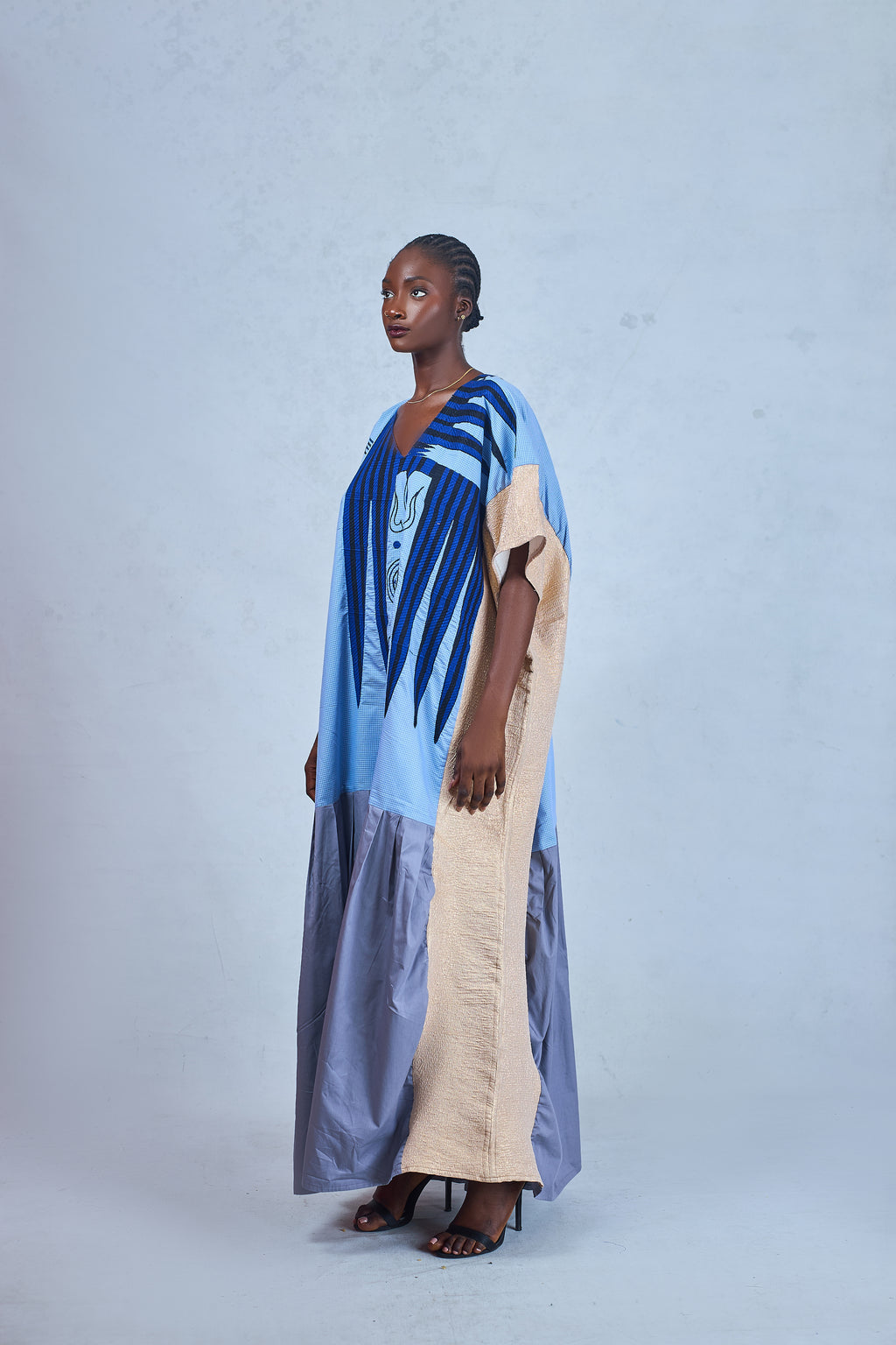 KEMEBI KAFTAN WITH SKIRTING