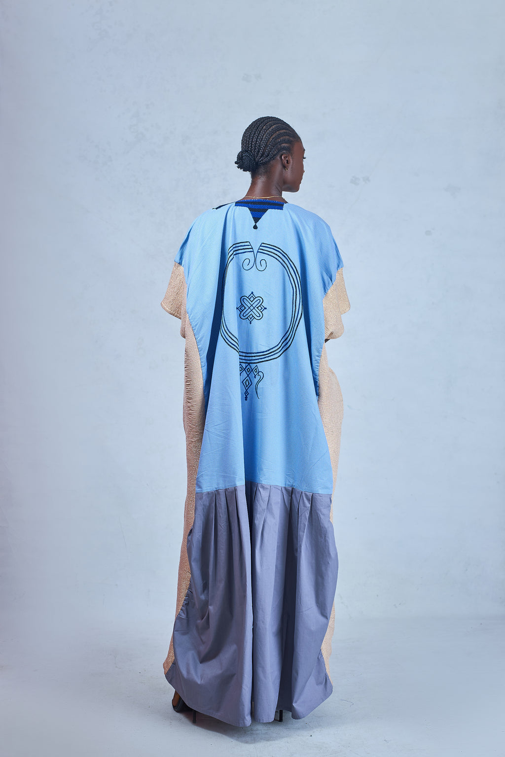 KEMEBI KAFTAN WITH SKIRTING