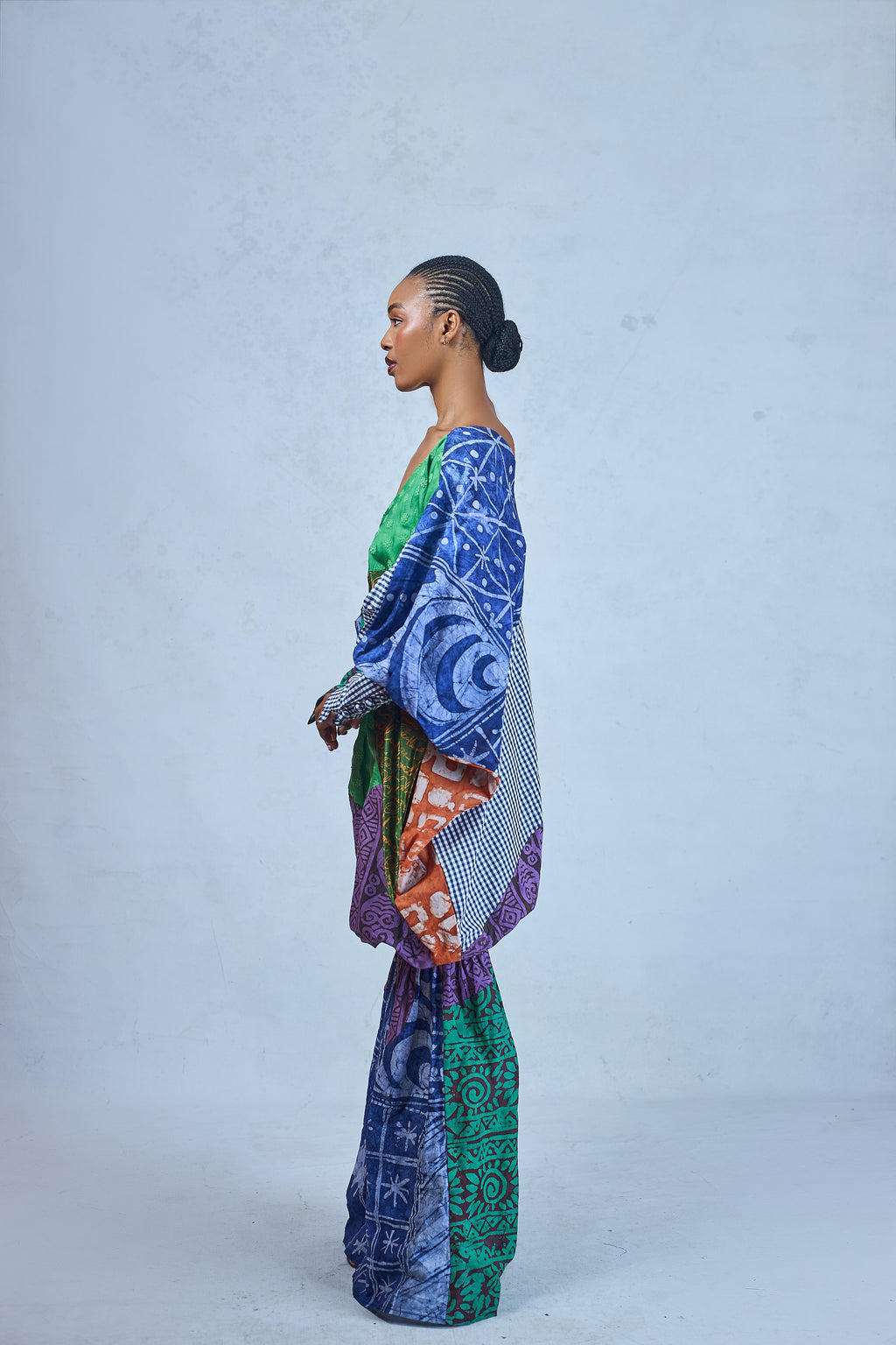 PORTIA BATIK LONG MEDELY KAFTAN