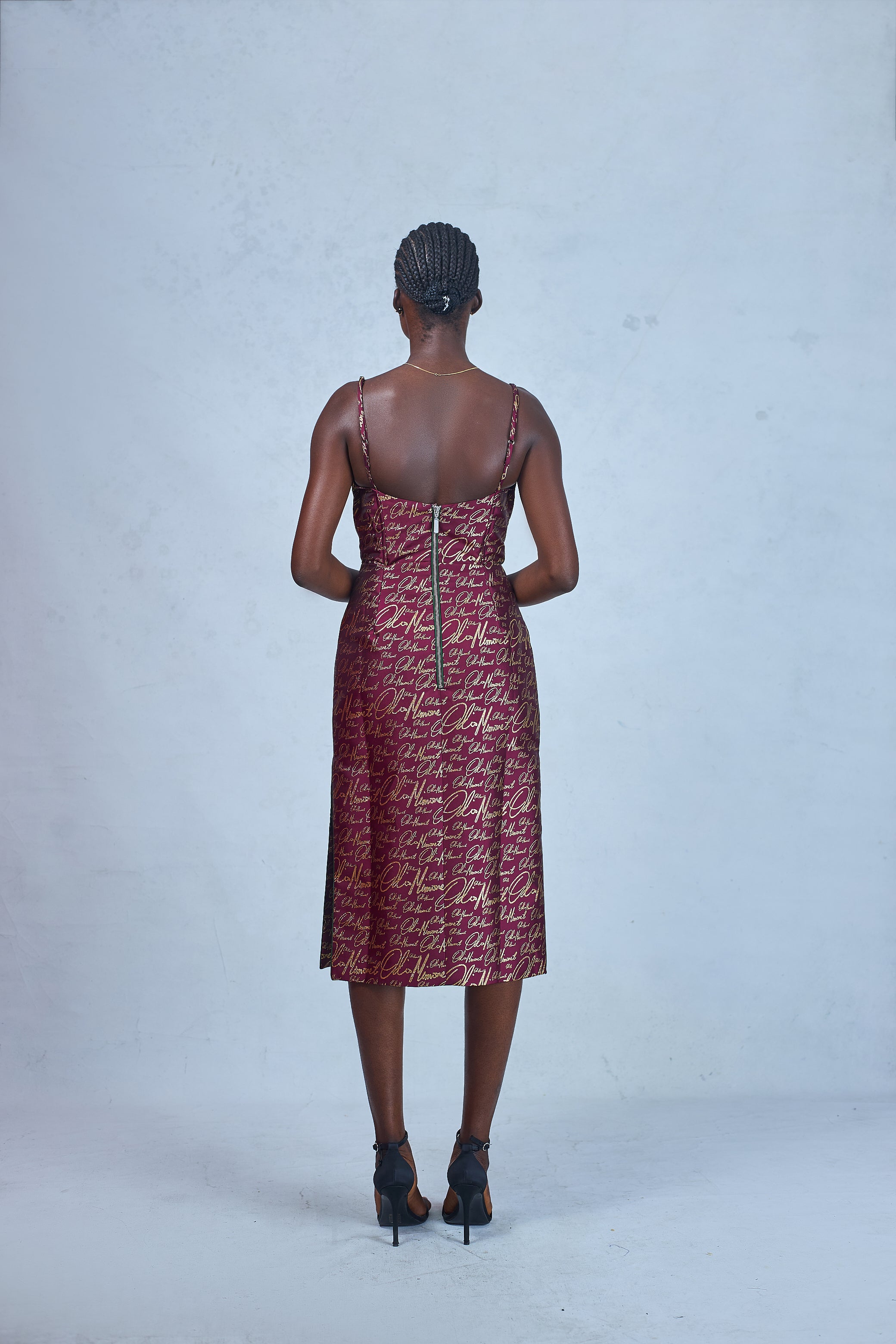 LYNN OM SIGNATURE MIDI DRESS