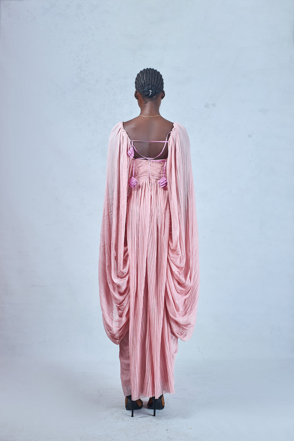 LAYAN DRAPED DRESS