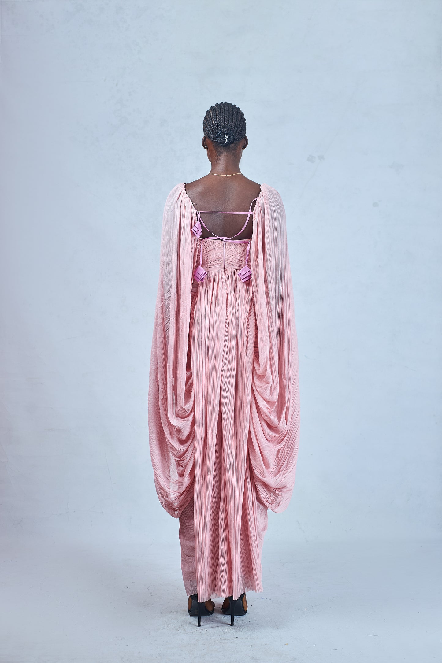 LAYAN DRAPED DRESS