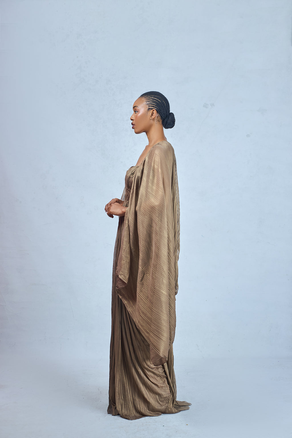 LAYAN DRAPED DRESS