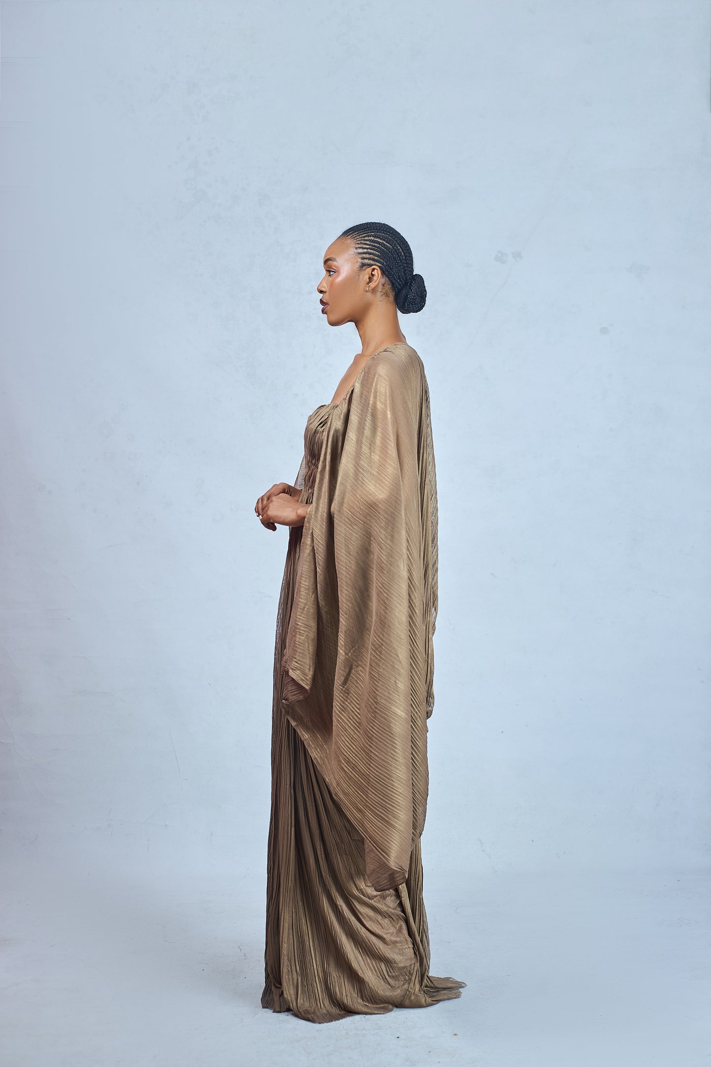 LAYAN DRAPED DRESS