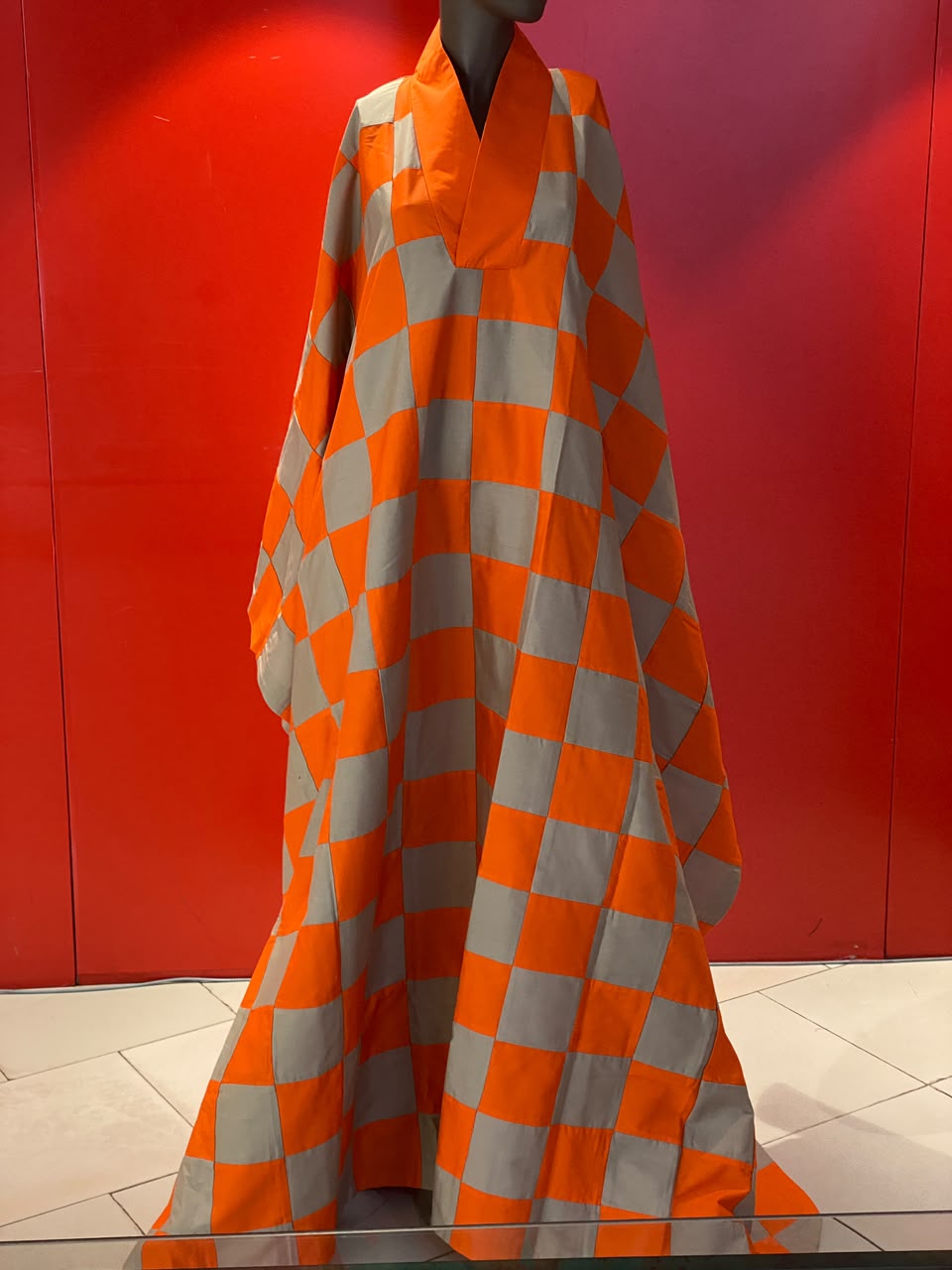 CHECKERED KAFTAN