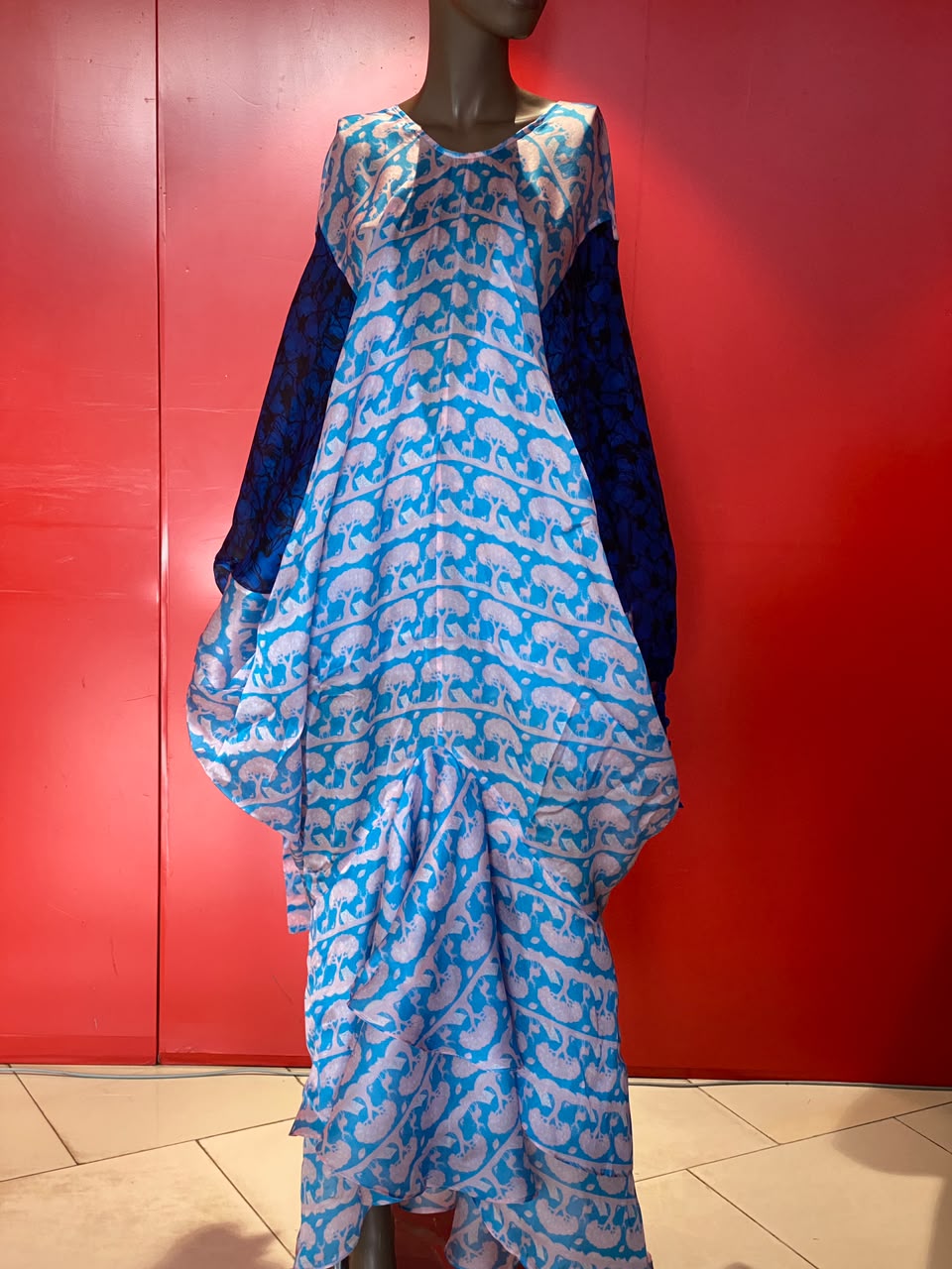 LAILA SILK TUNIC DRESS