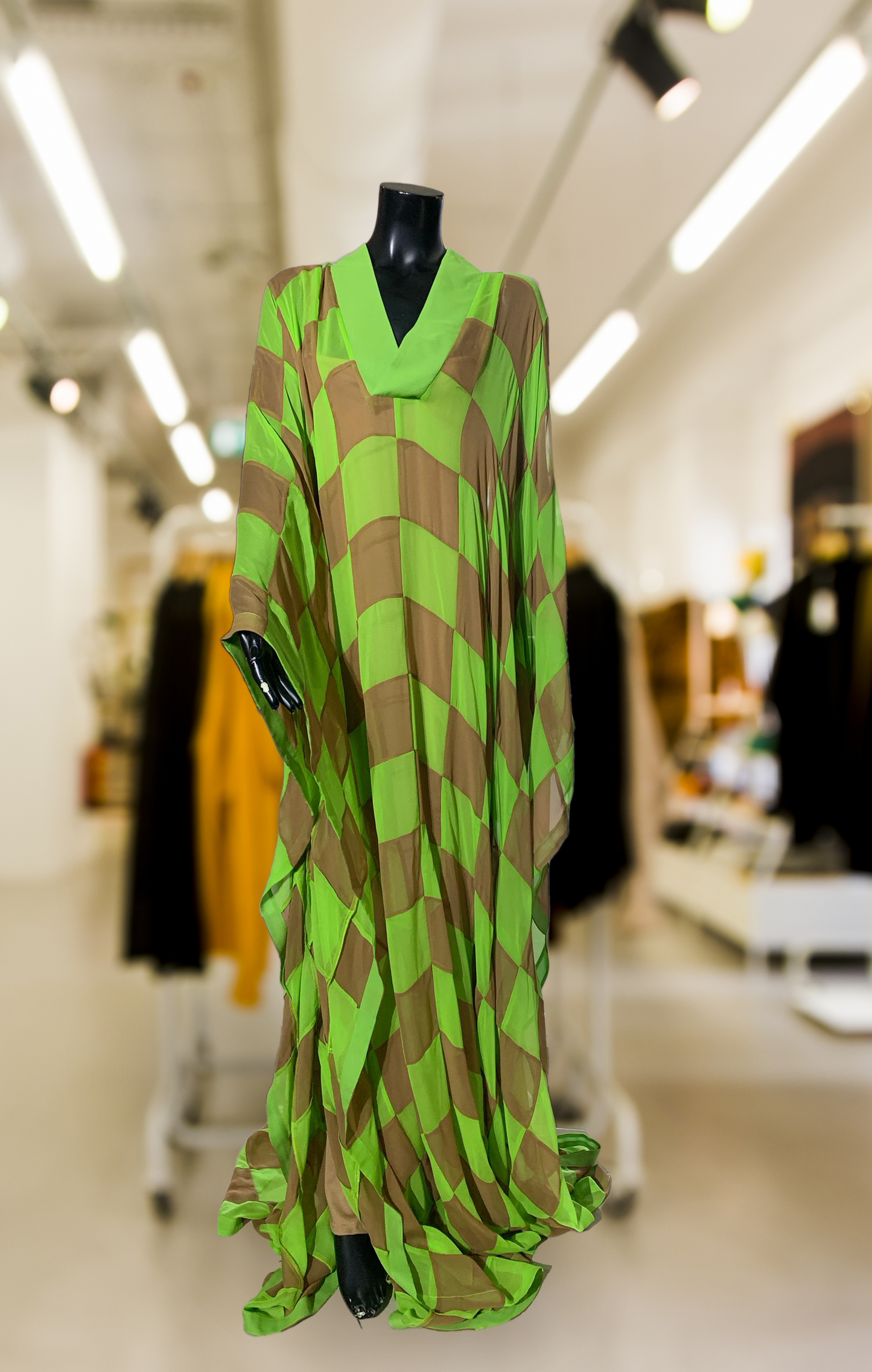 chiffon checkered