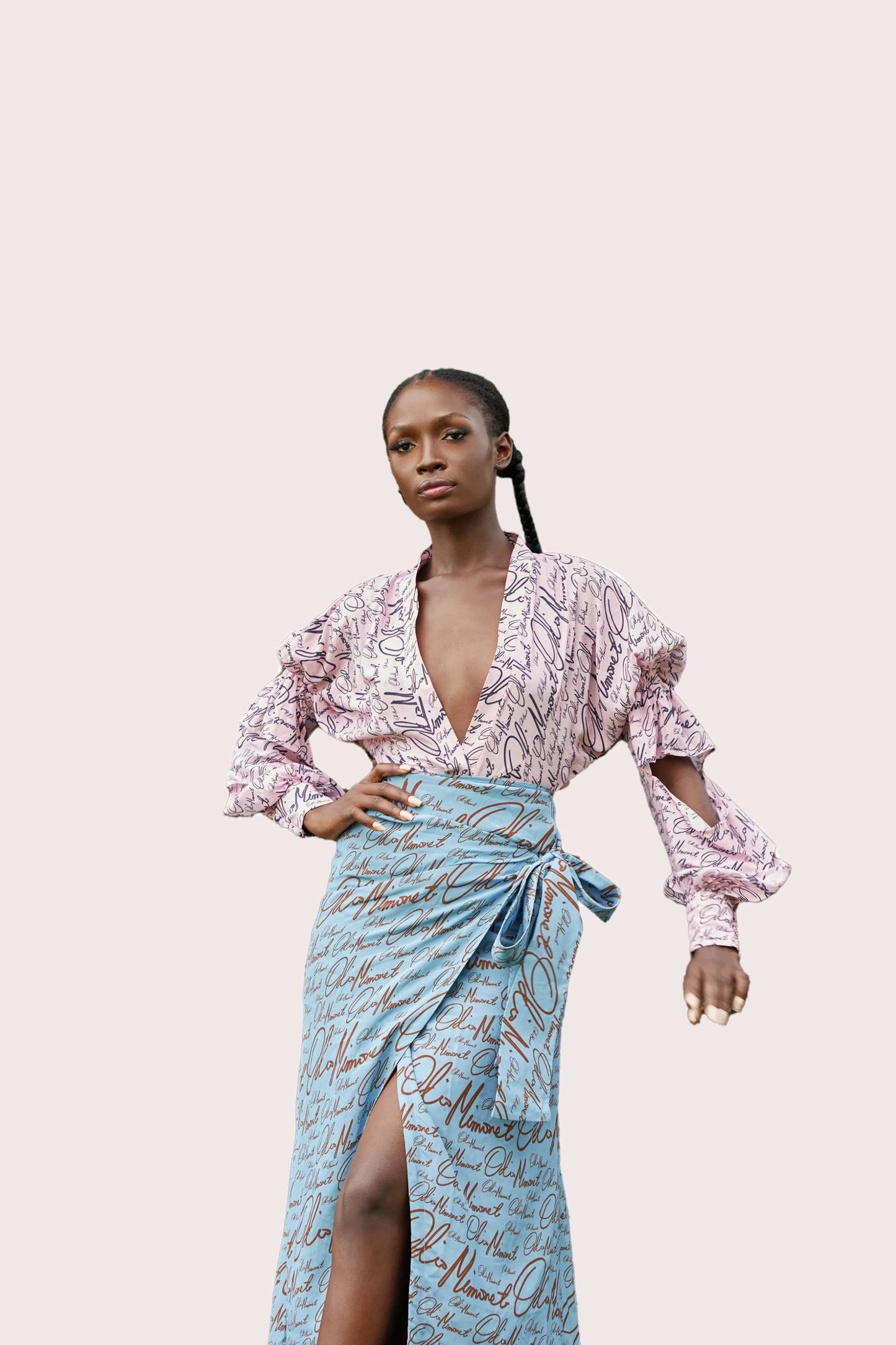 Ade Silk Skirt