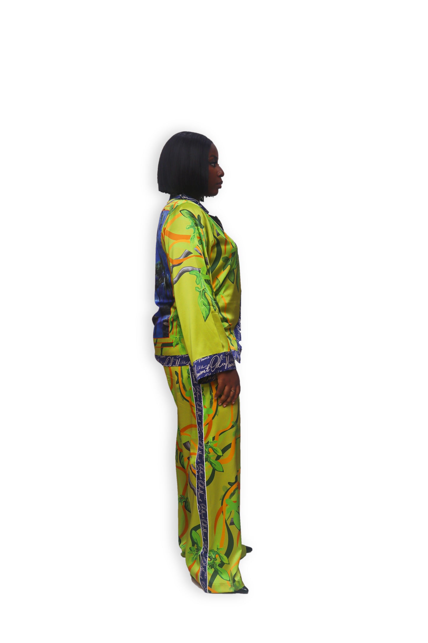 Omalisha Silk Top long Sleeve