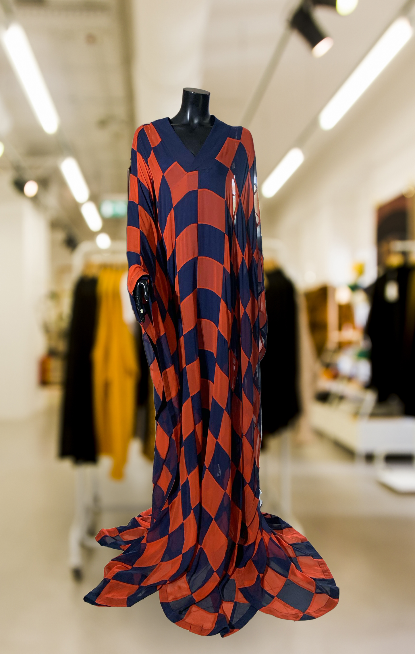 chiffon checkered