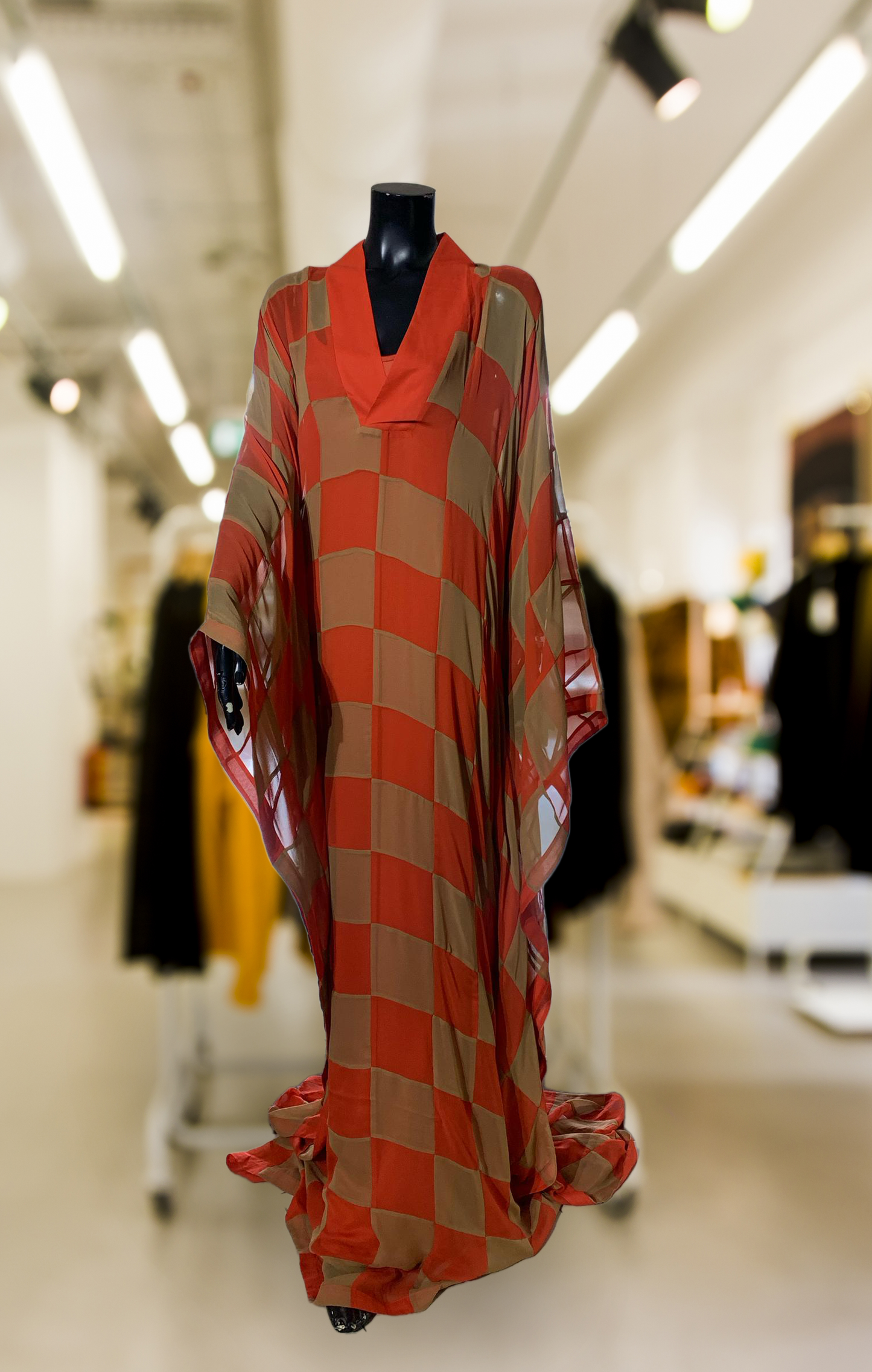 chiffon checkered