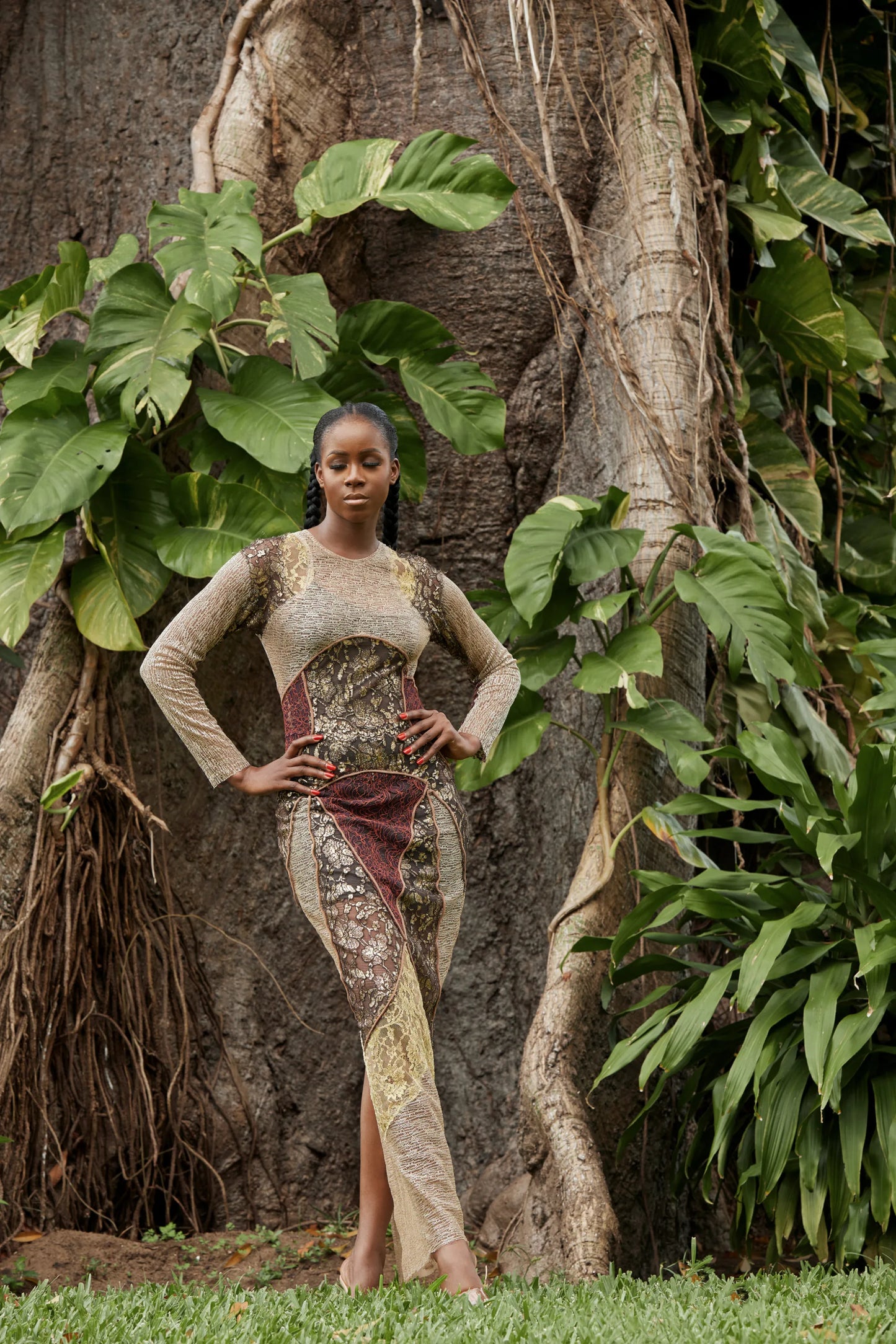 Multi-textured Lace Eudora